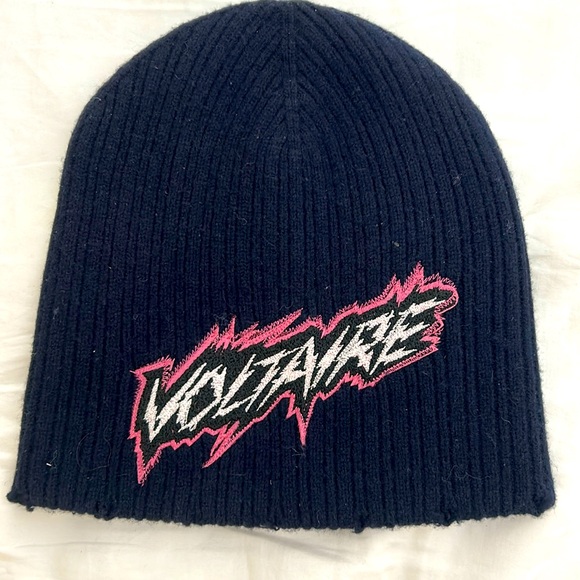 Zadig & Voltaire Black Knit Beanie - Picture 1 of 2